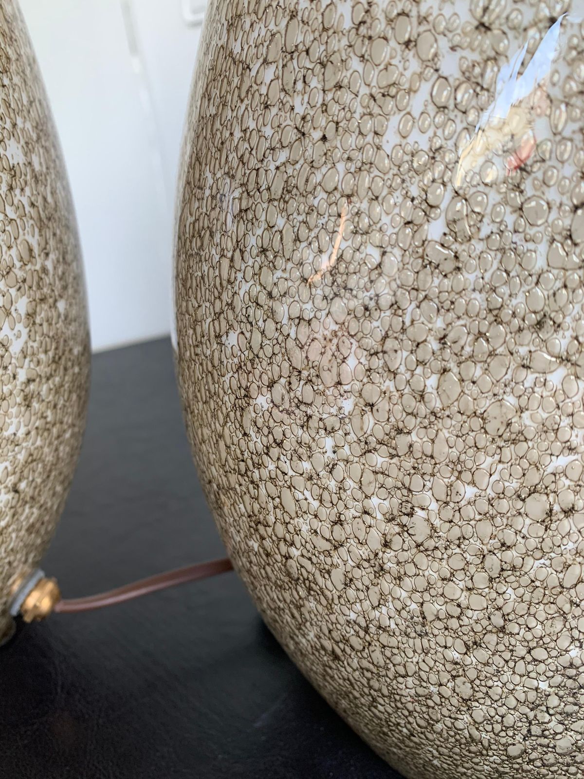 Pair Of Glass Lamps By La Murrina, Italy, 1970s photo Lighting