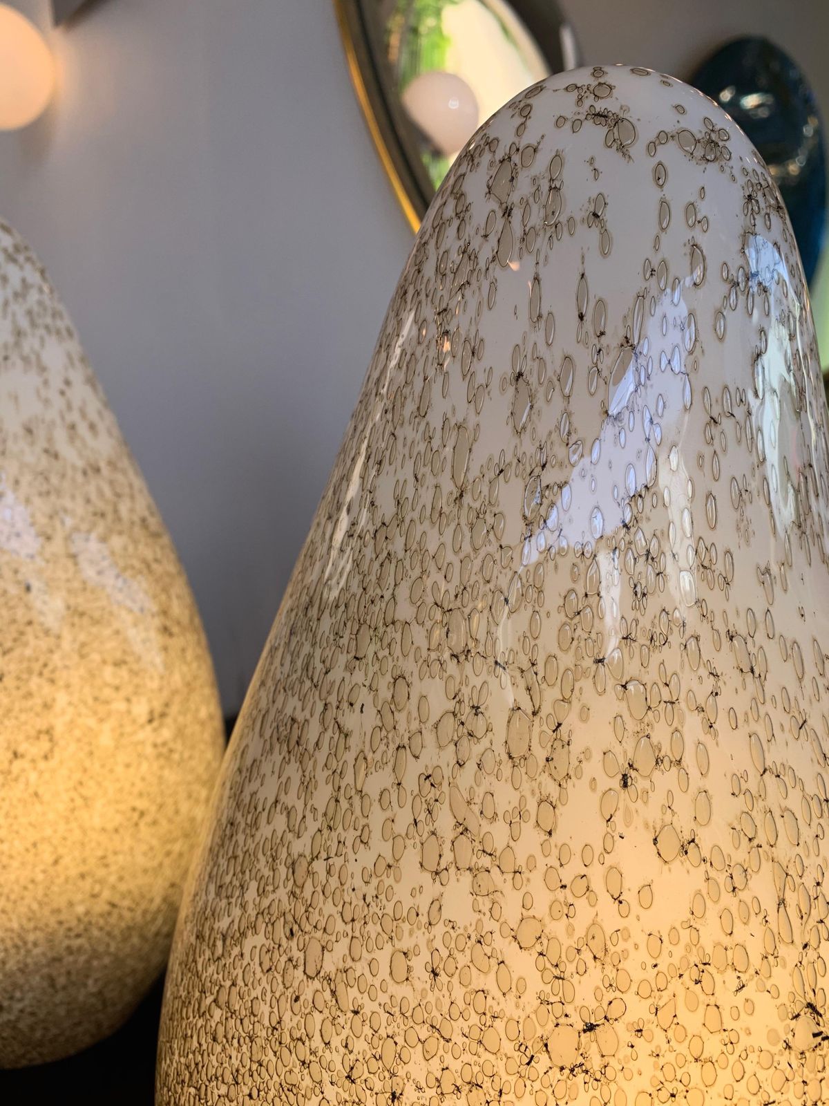 Pair Of Glass Lamps By La Murrina, Italy, 1970s photo 2053.0