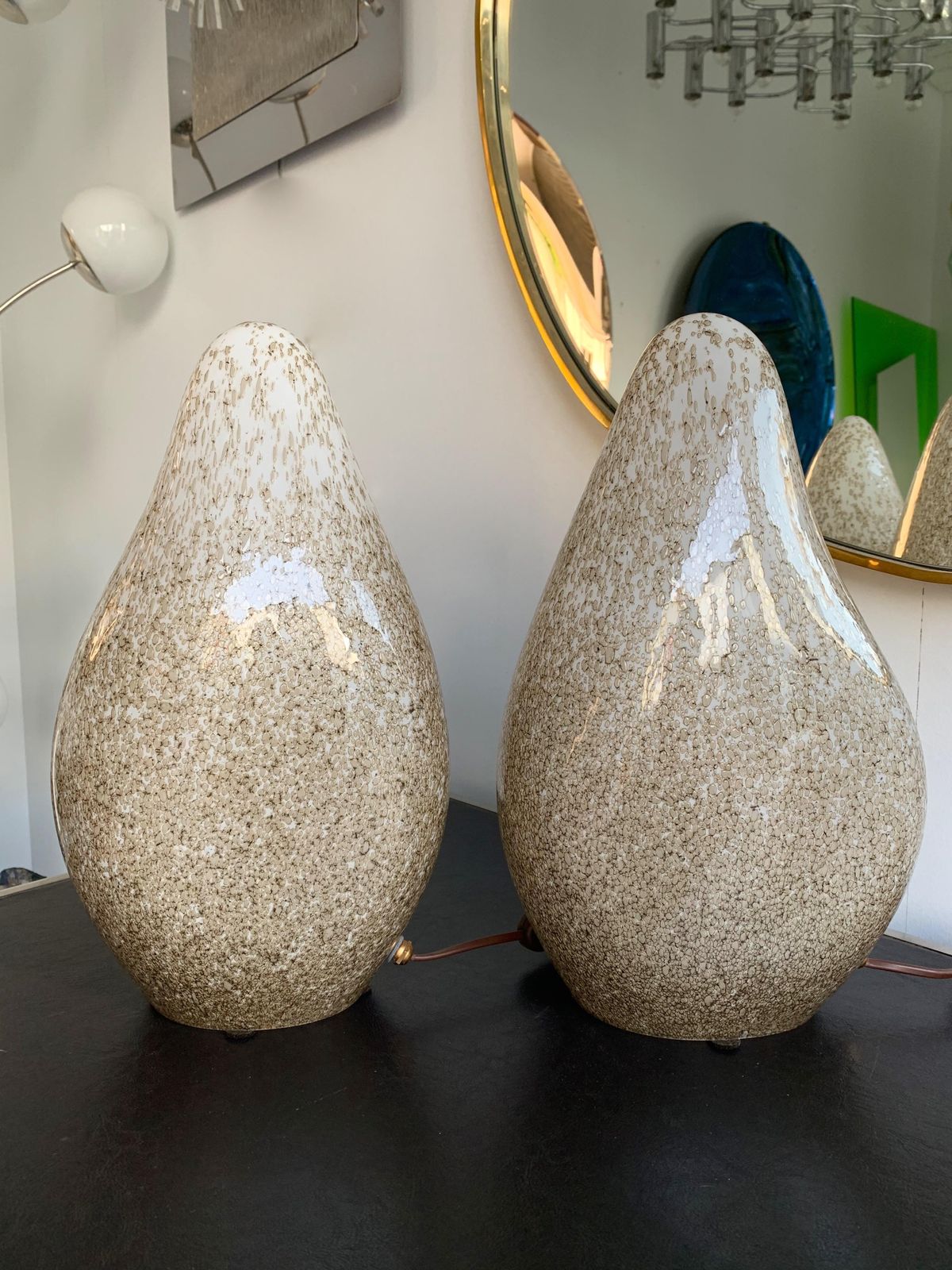 Pair Of Glass Lamps By La Murrina, Italy, 1970s photo vinterior