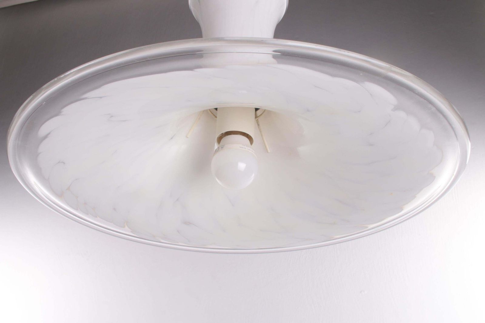 Holmegaard Royal Copenhagen "Mandarin" Pendant Lamp By Michael Bang, 1980s photo 424.0