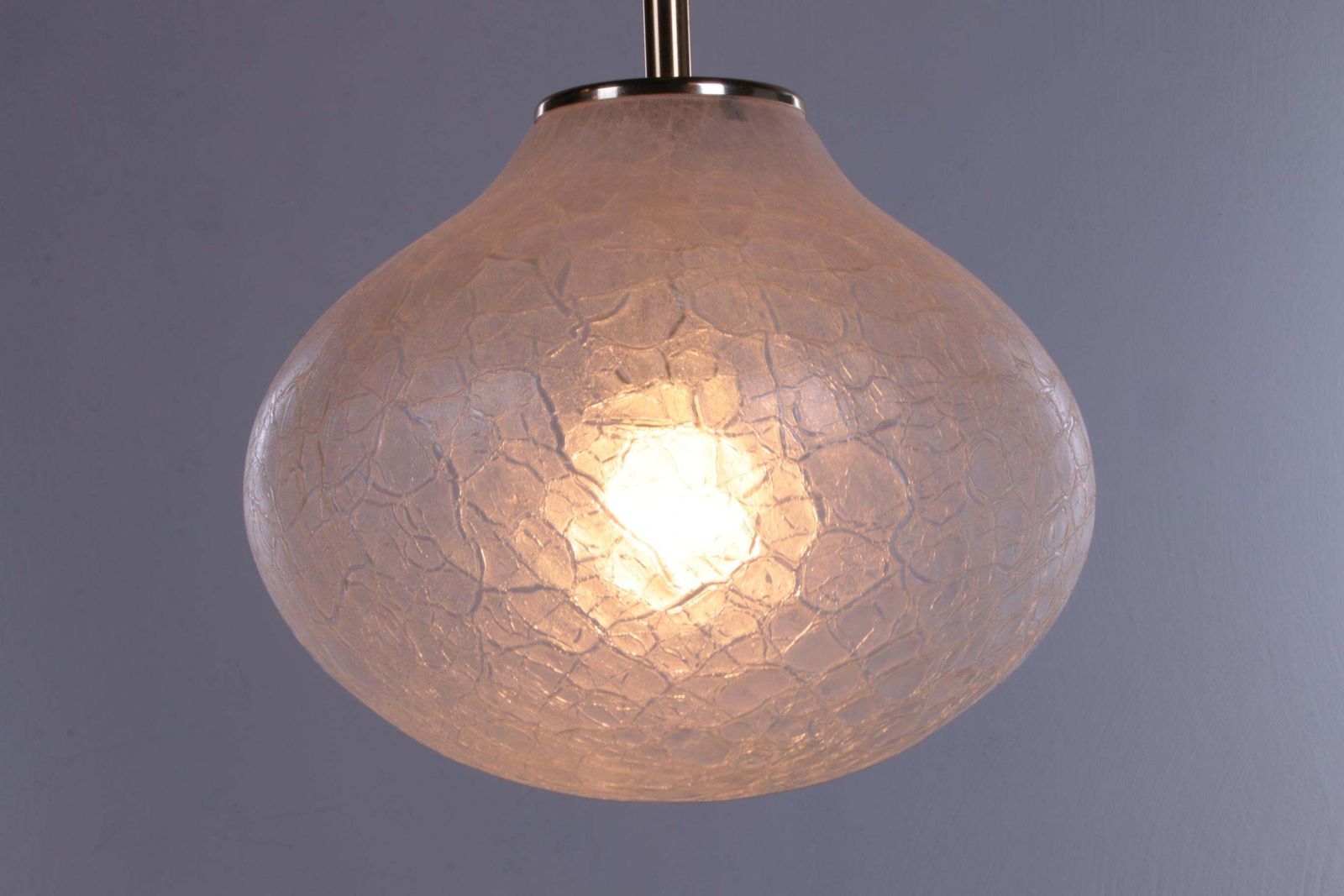 Very Rare Glass Hanging Lamp By Doria Leuchten, 1960, Germany photo 616.0