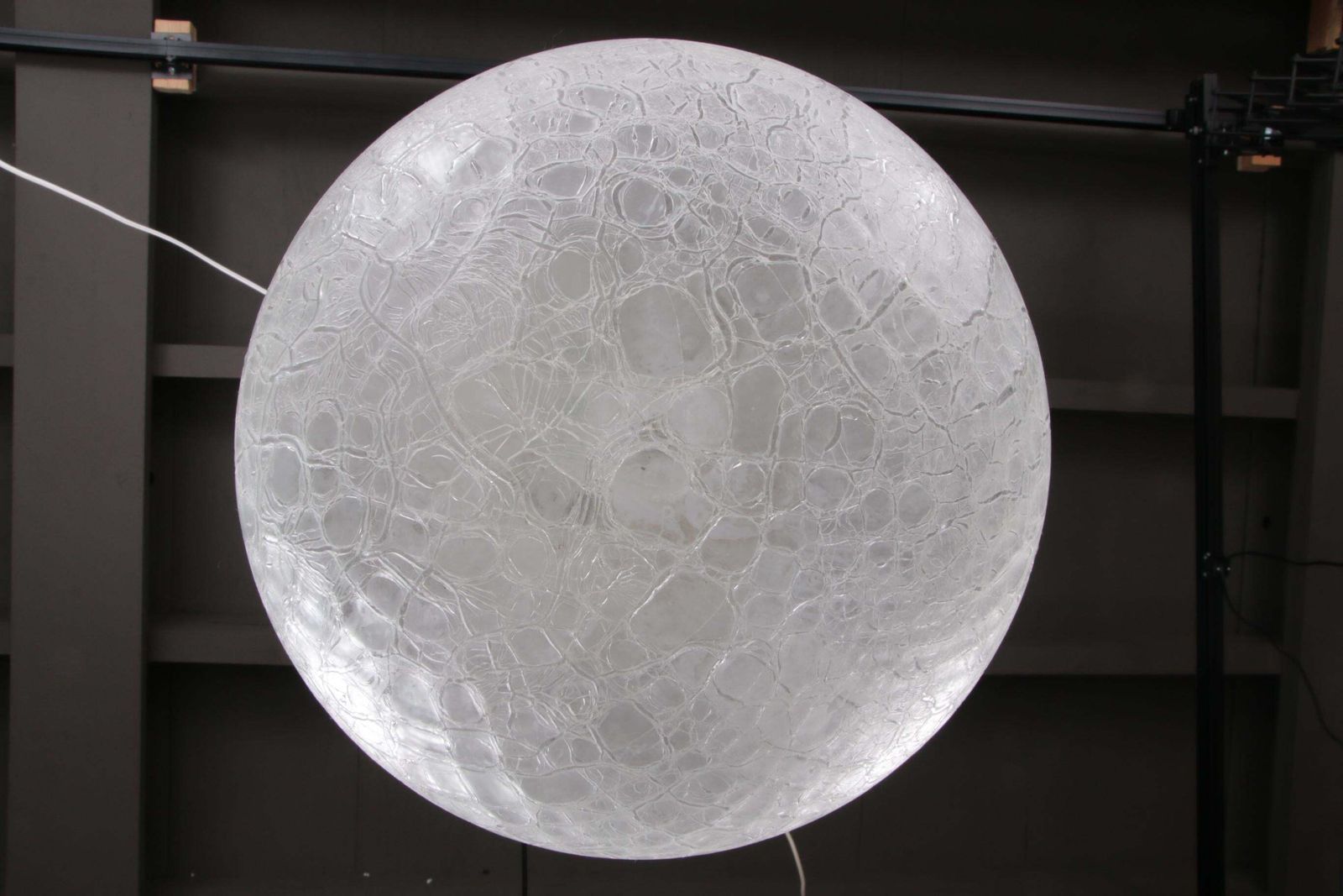 photo furniture Very Rare Glass Hanging Lamp By Doria Leuchten, 1960, Germany