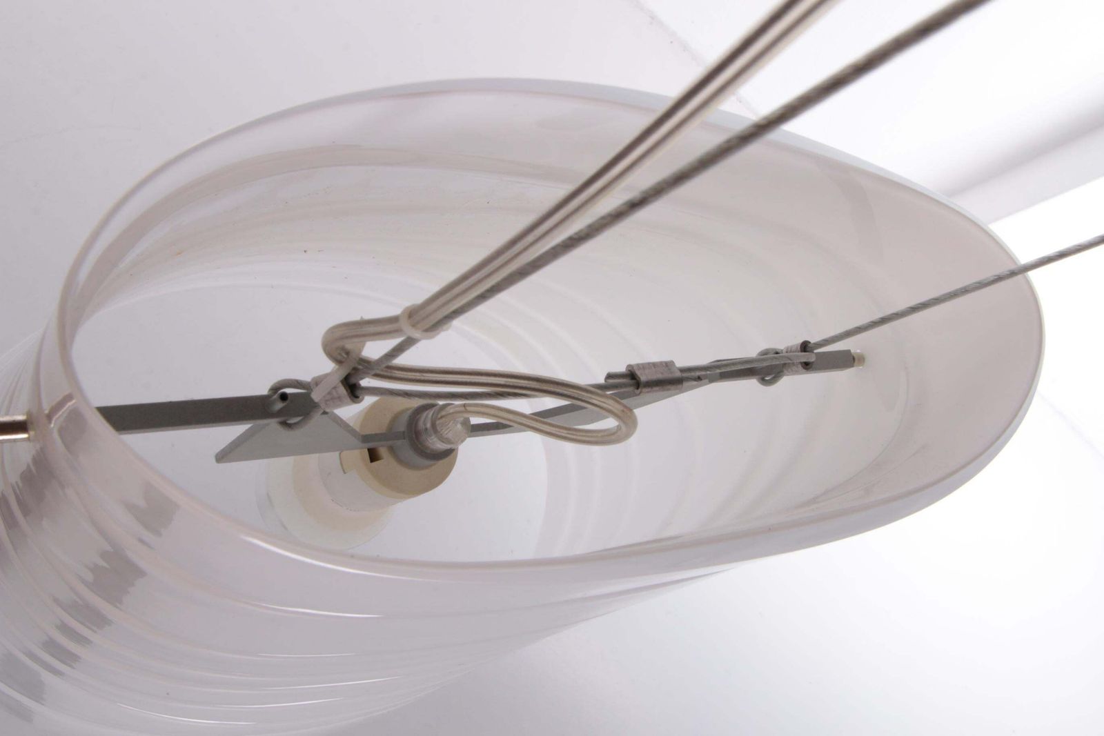 photo buy Italian Hanging Lamp Murano Glass Made By Avmazzega, 1990, Italy