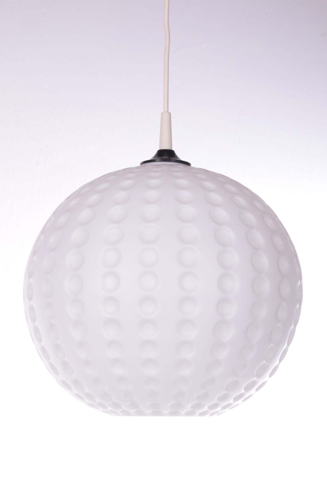Vintage Milk Glass Hanging Lamp By Peill Und Putzler, 1960s photo furniture