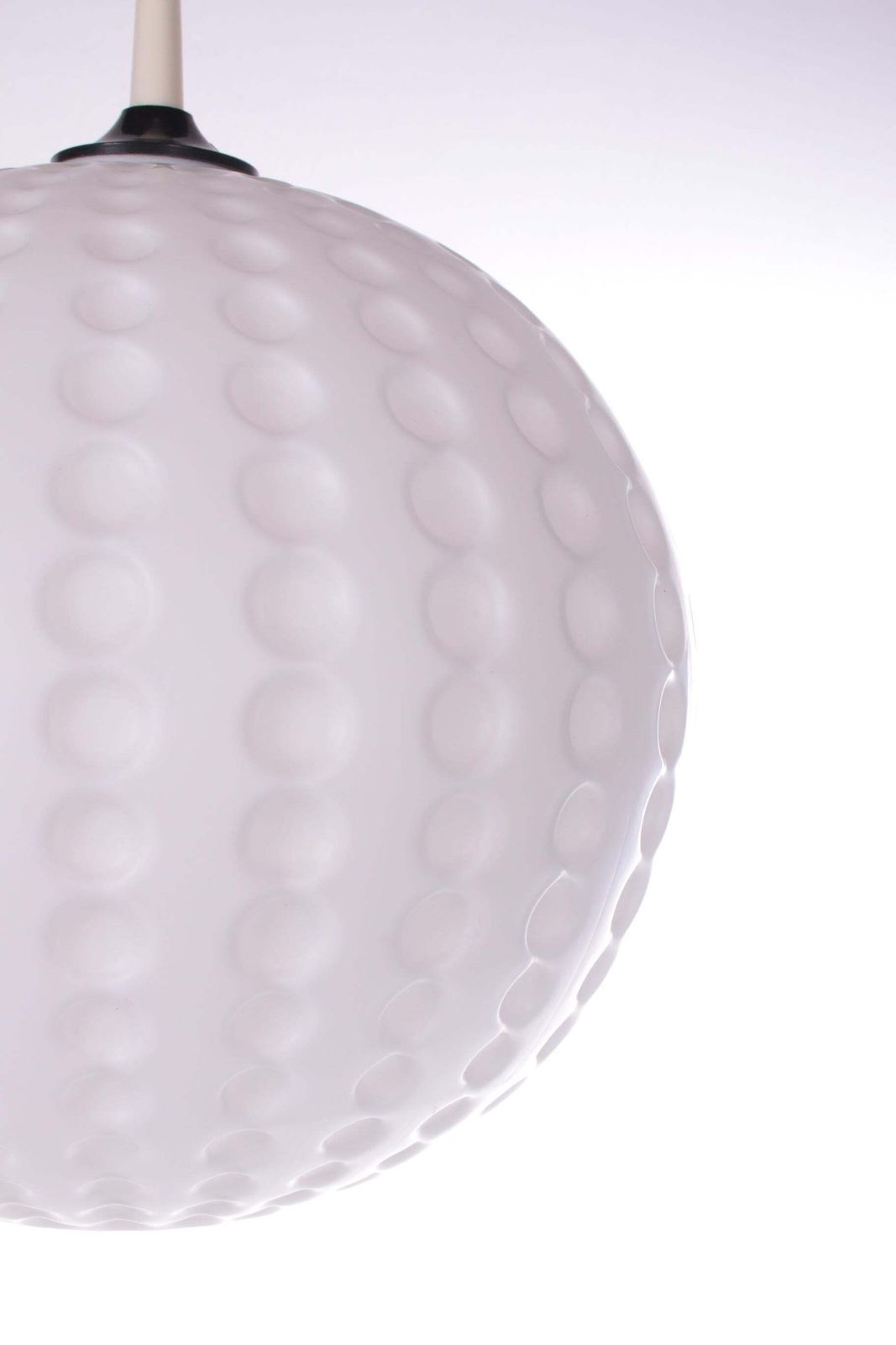 Vintage Milk Glass Hanging Lamp By Peill Und Putzler, 1960s photo vinterior