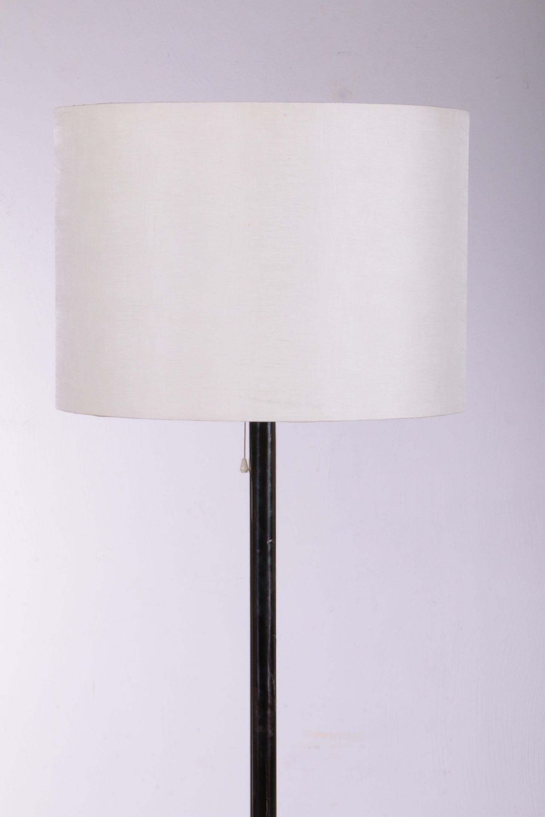 photo buy Large Floor Lamp With Chrome Stem And 3 Light Fittings In The Shade By Temde