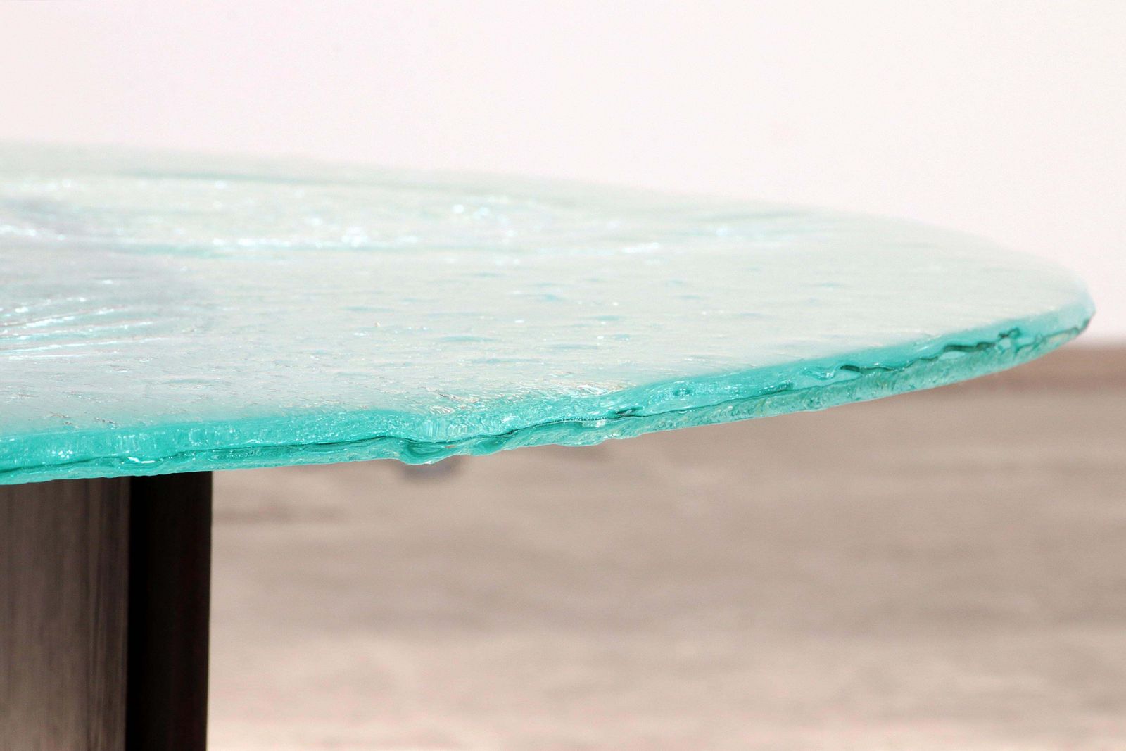 photo vintage Sculptural Glass Coffee Table By Heinz Lilienthal 1970, Germany