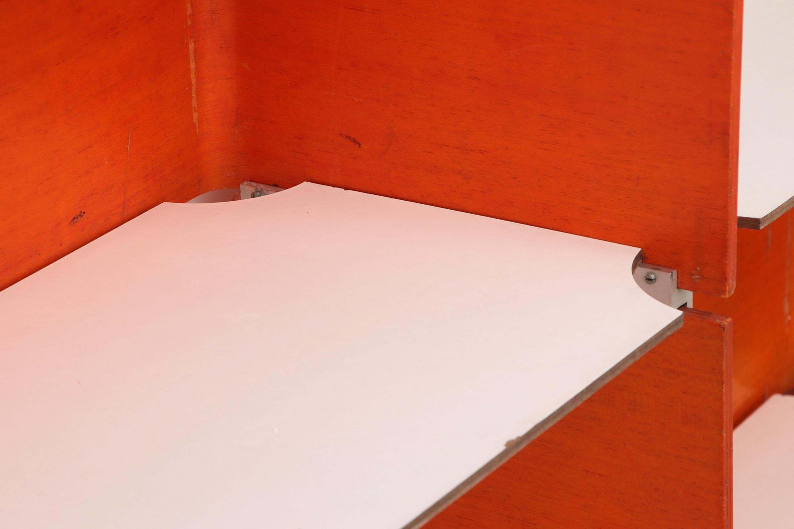 photo furniture Modular French Wall Furniture Orange Made In The 60s