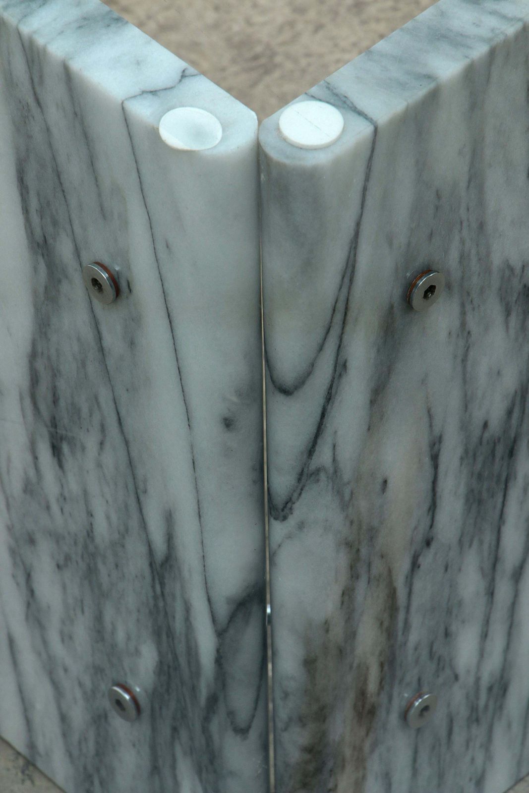 Furniture Vintage Design Italian Marble Vintage Coffee Table, 1970s Italy photo