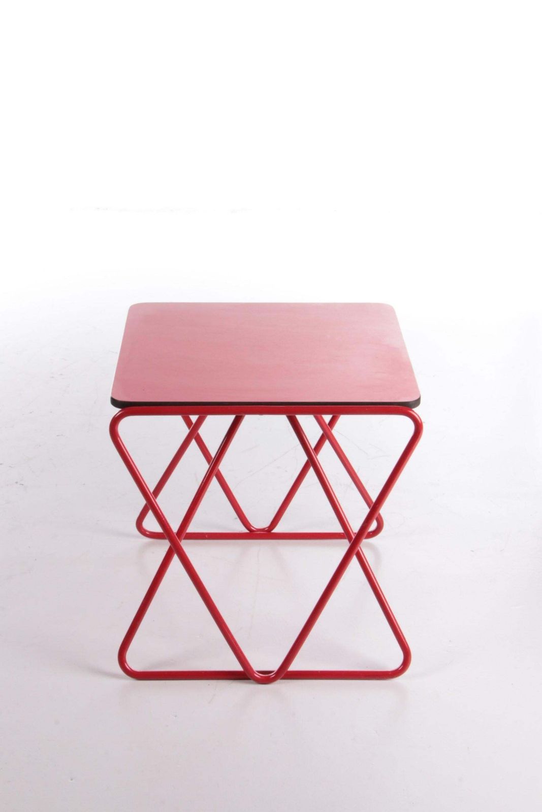 Rare Side Table Designed By Walter Antonis For I Form, Holland, 1978 photo vinterior