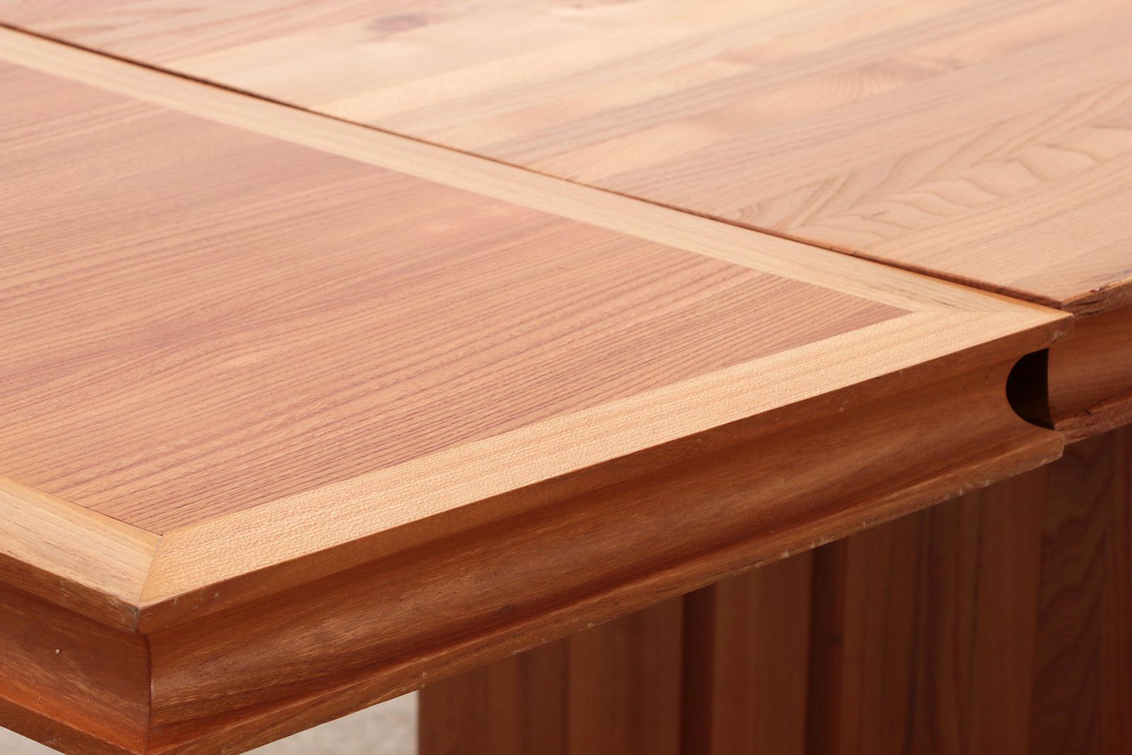 Large Dining Table Or Conference Table In The Style Of Pierre Chapo, 1960 France photo vintage