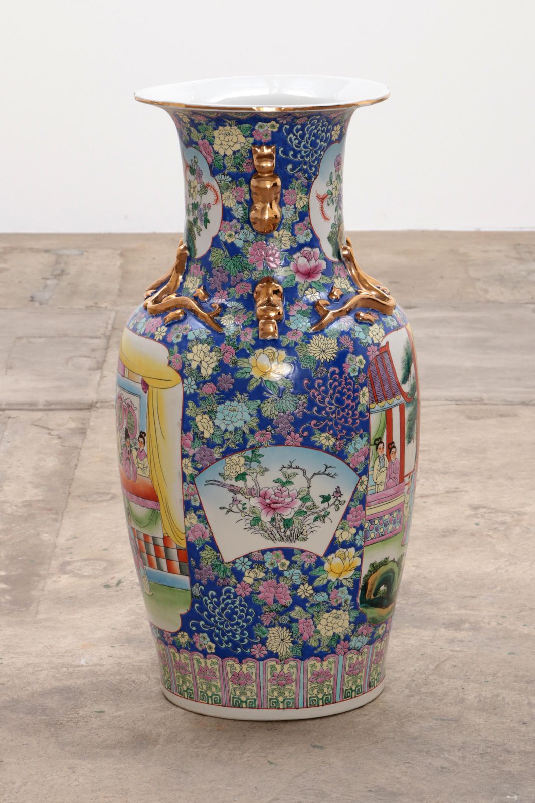 Old Chinese Ceramic Hand Painted Vase photo 1411.0