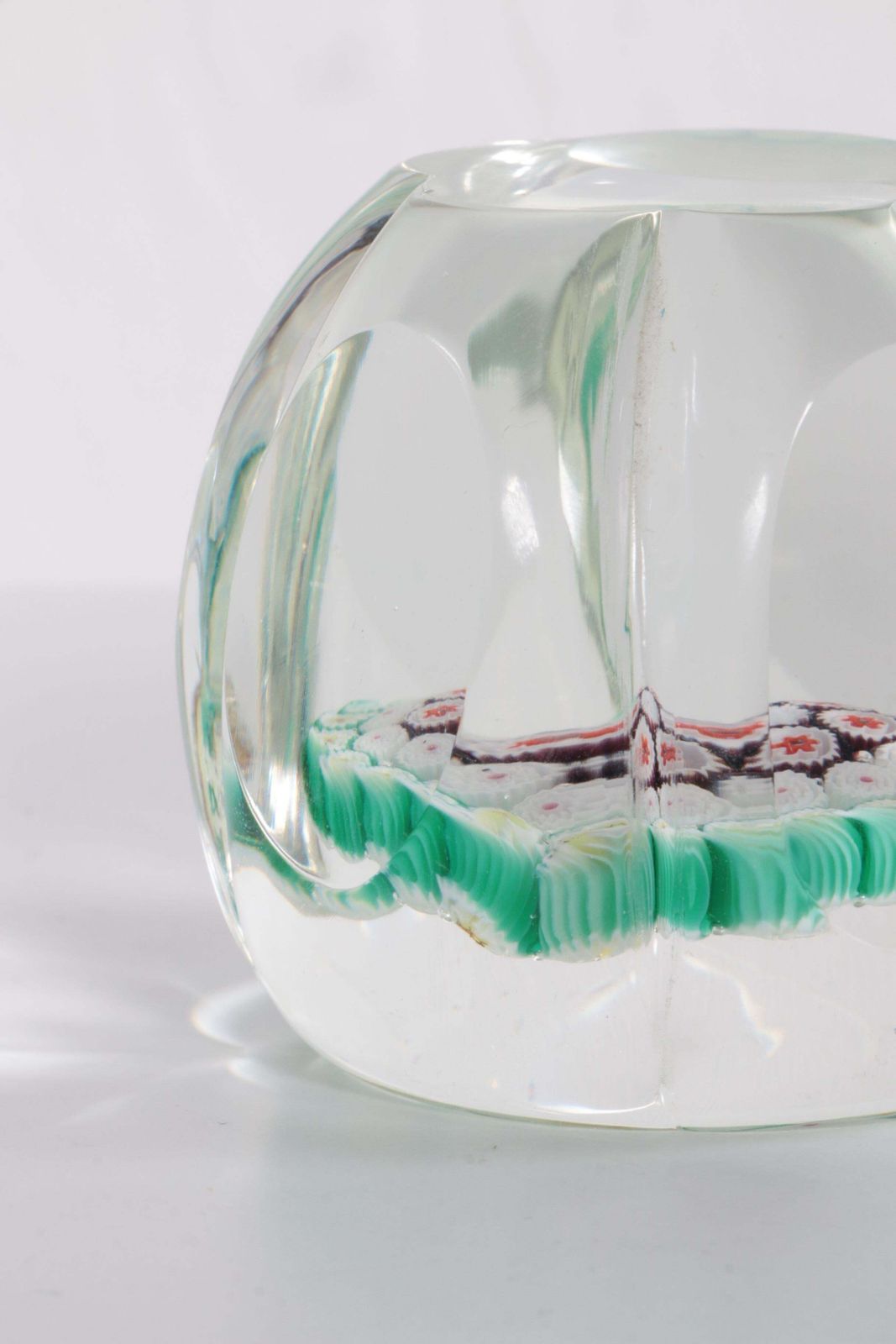 Paperweight Flower Model Murano Italy, 1960 photo vintage