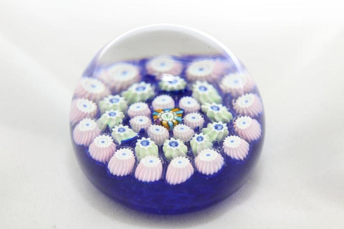 John Deacons Scotland Bunch Of Flowers Millefiori Magnum Paperweight photo Home Decor