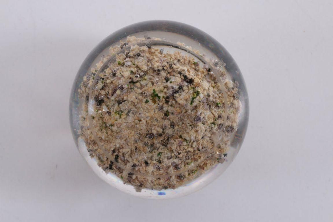 Antique Baccarat Paperweight Landscape With Mountains photo for sale