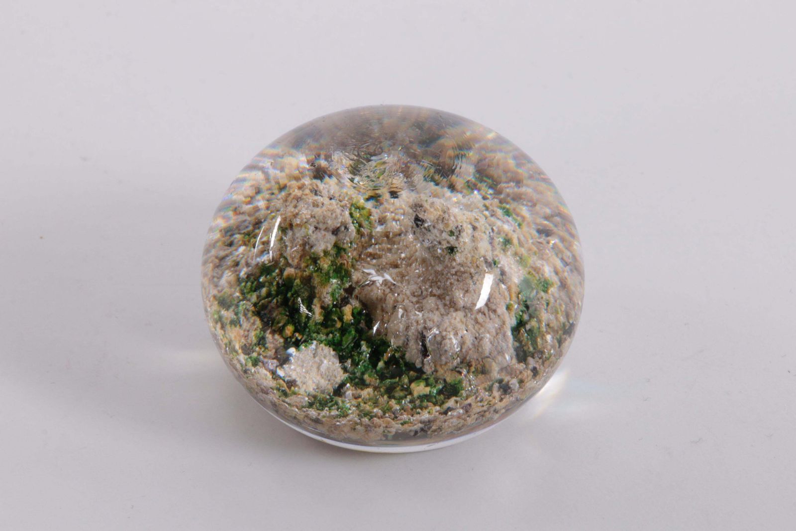 photo furniture Antique Baccarat Paperweight Landscape With Mountains