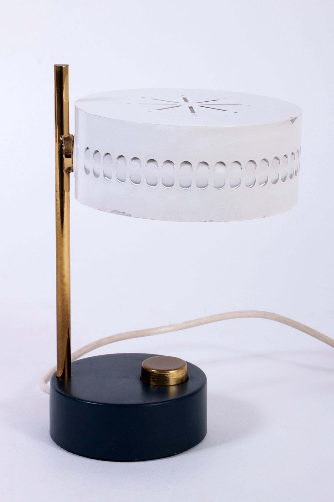 Mathieu Matégot Rare Table Lamp France 1955 photo buy
