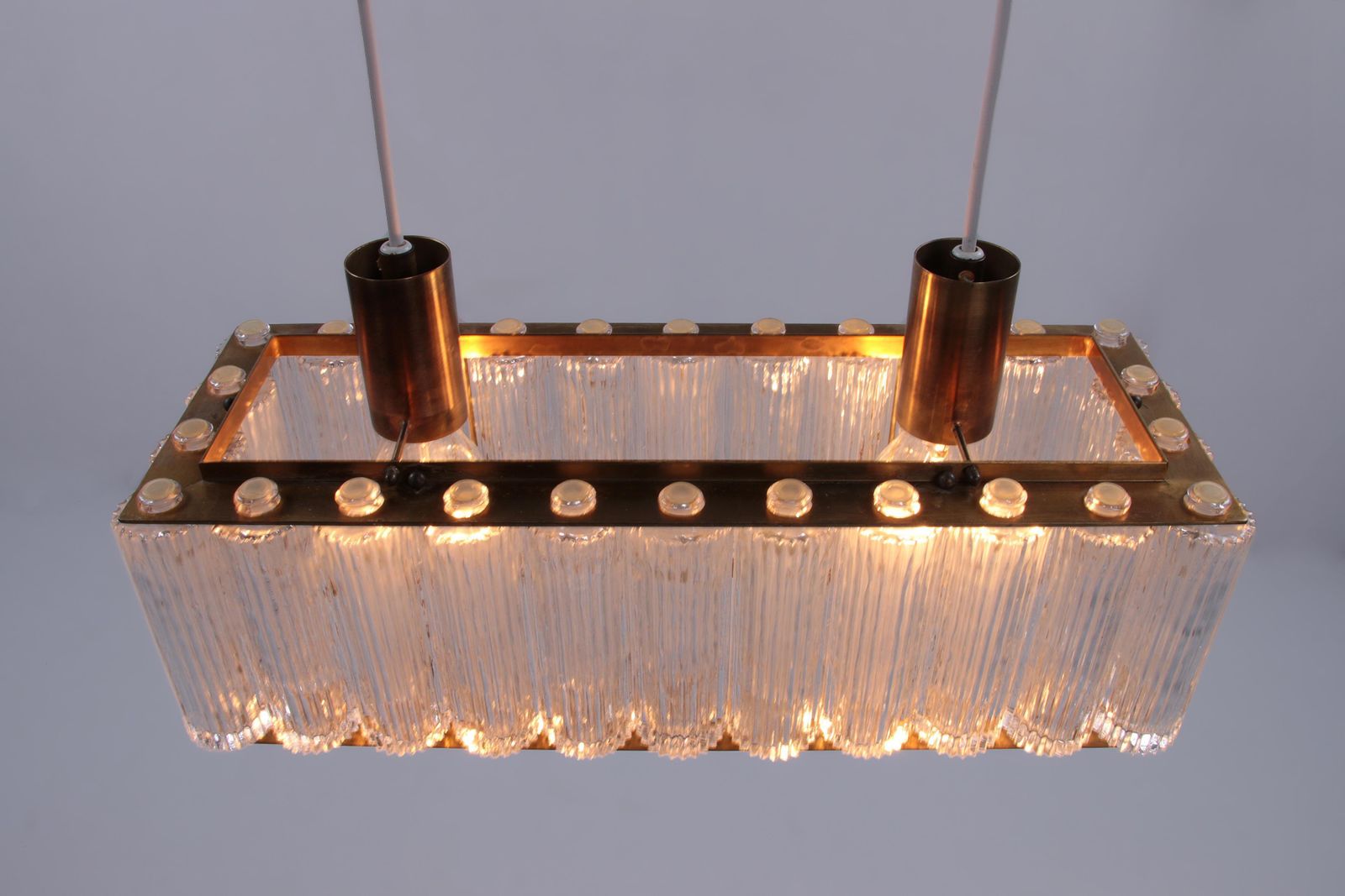 Rare Rectangular Pendant Lamp Nordlys Light By Eric Warna photo 6414.0