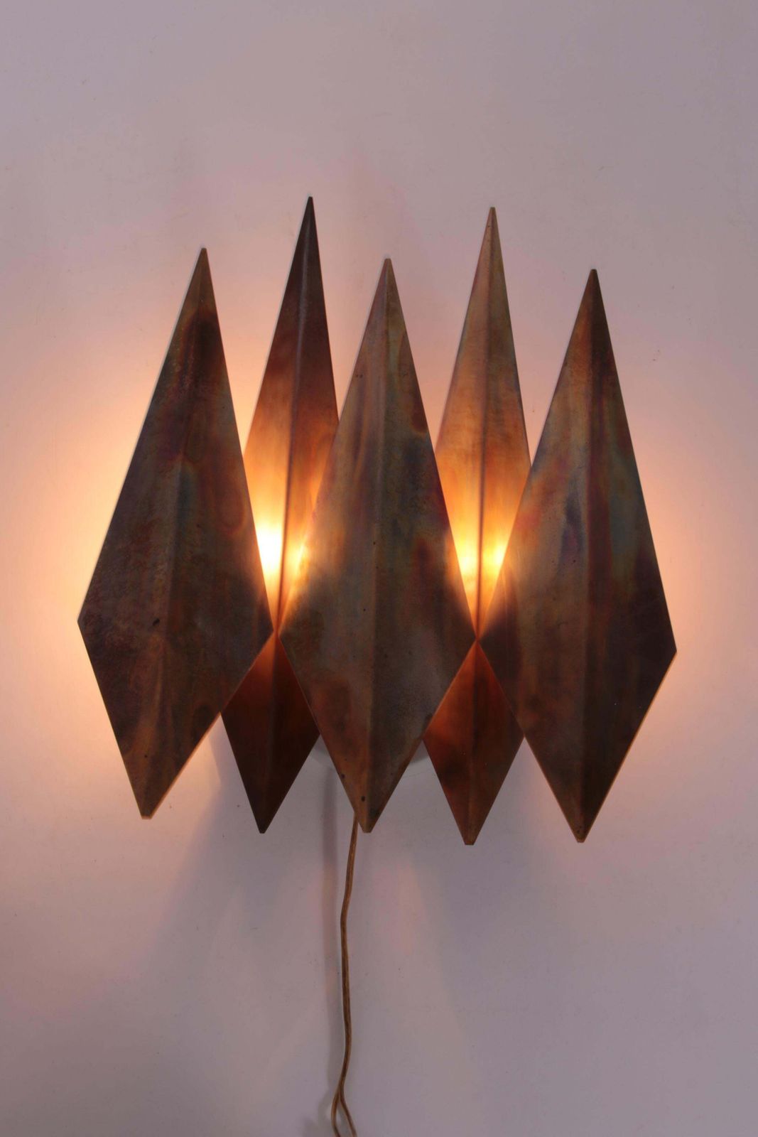 Danish Copper Walllamp From Svend Aage Holm Sorensen 1970 photo furniture