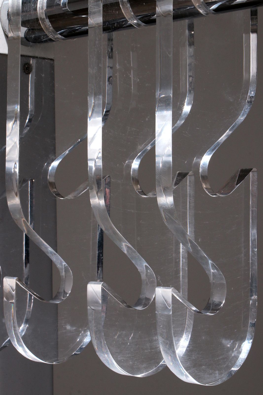 photo buy Italian Design Coat Rack With White Marble Base And Chrome Uprights, 1970