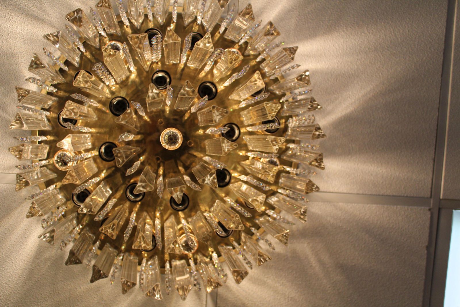 Plaffoniere With Murano Glass Crystals Made Bu J.T. Kalmar Austria photo for sale