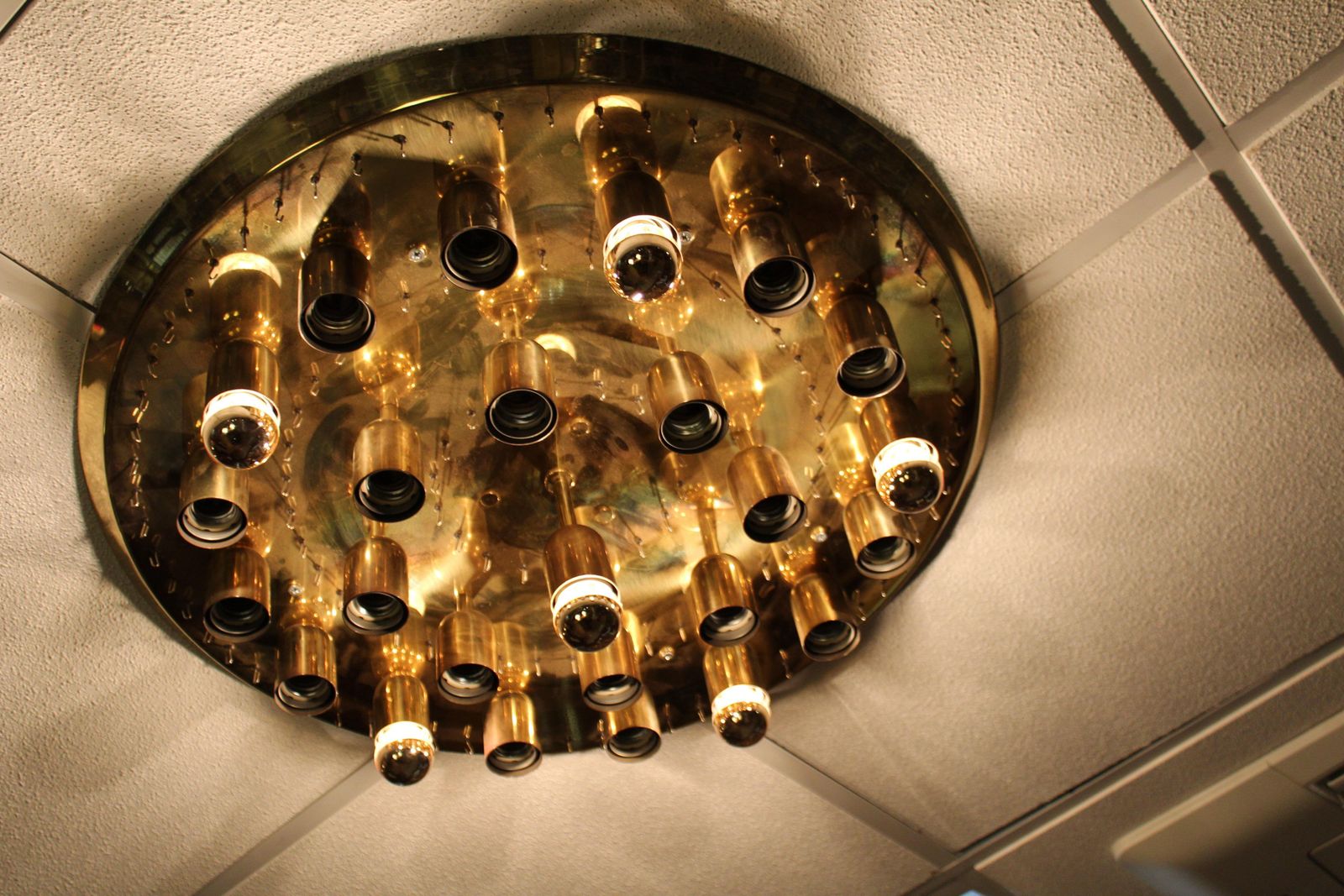 Lighting Plaffoniere With Murano Glass Crystals Made Bu J.T. Kalmar Austria photo