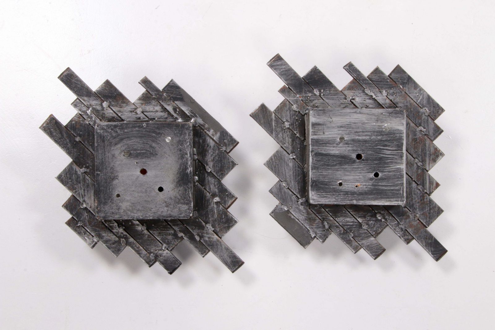 Brutalist Wall Lamps In Murano Glass By Albano Poli For Poliarte, 1970s photo buy