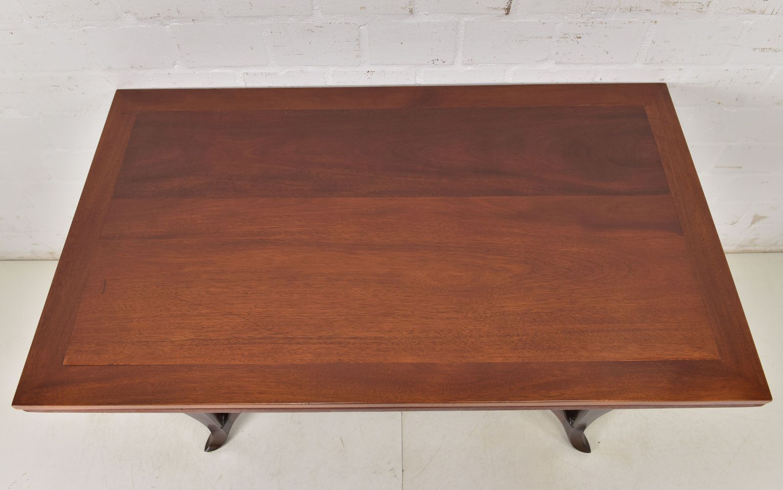 Antique! Dining Table Restored Art Nouveau Mahogany Narrow Extendable photo for sale