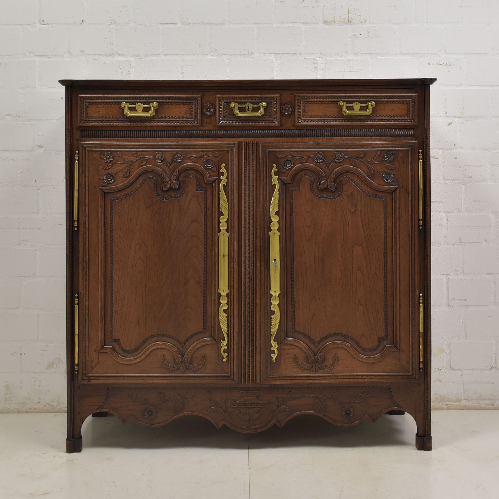 Antique! Tall Chest Of Drawers Restored Baroque Louis XV Circa 1790 Oak Sideboard Vertiko photo furniture