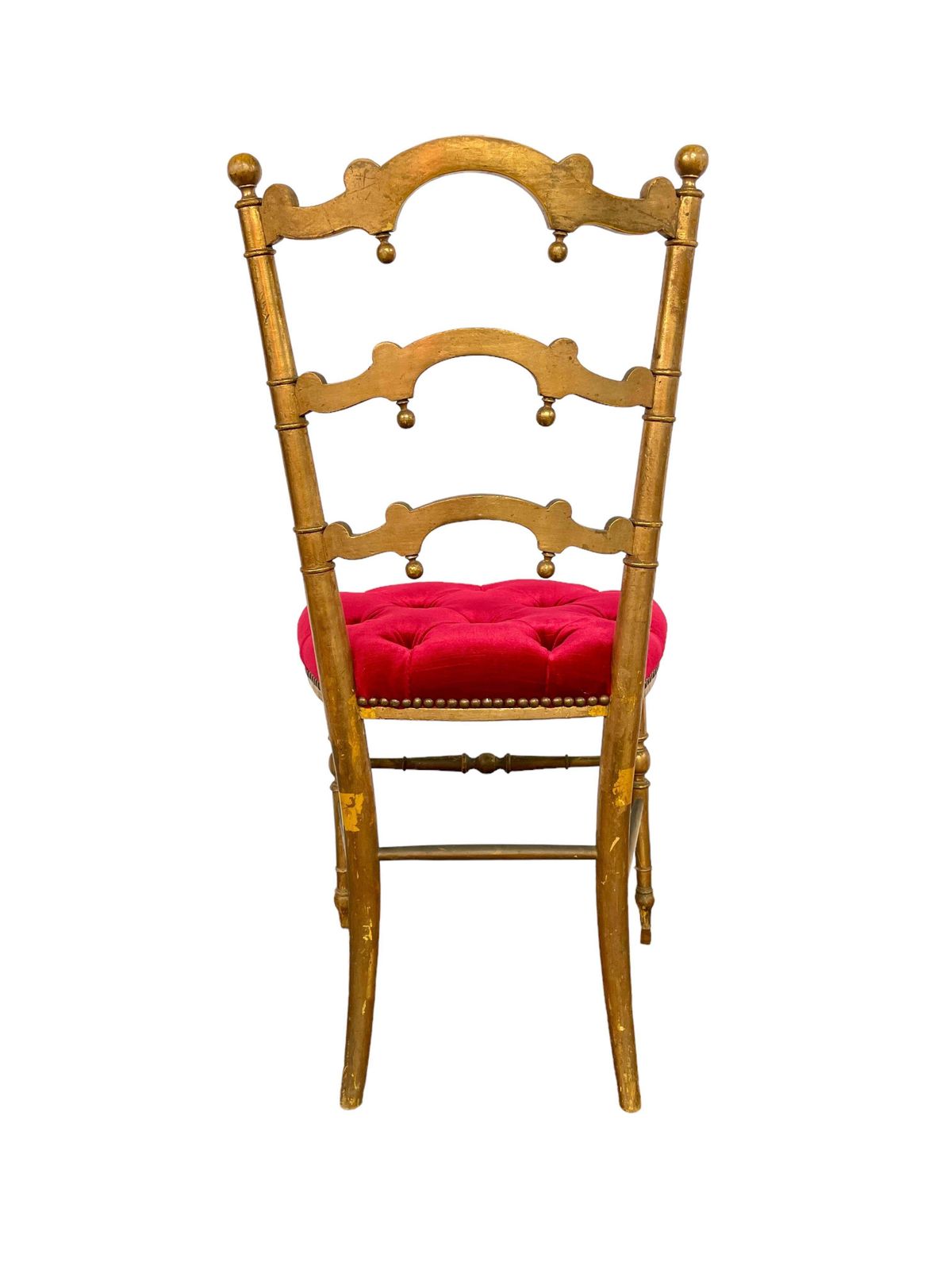 photo vinterior 1880s Set Of 2 French Giltwood Opera Chairs