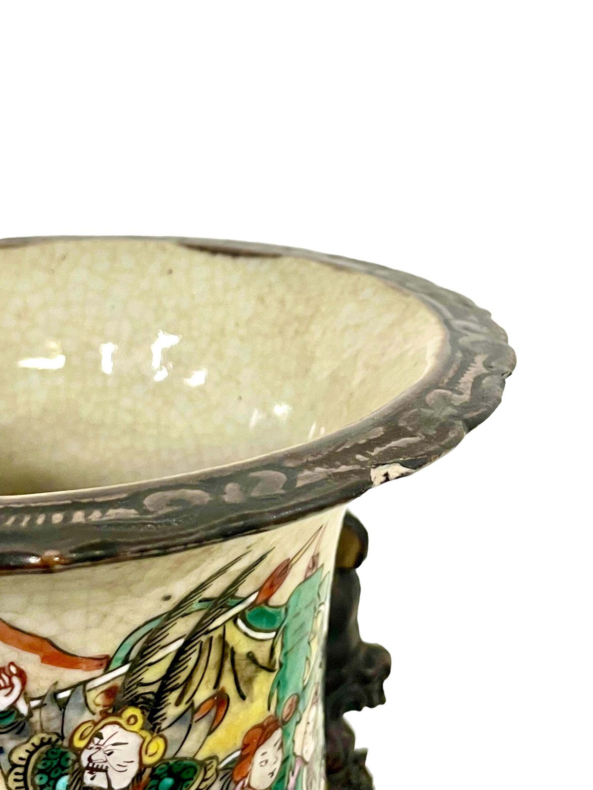 Antique Pair Of Large Chinese Vases photo vintage