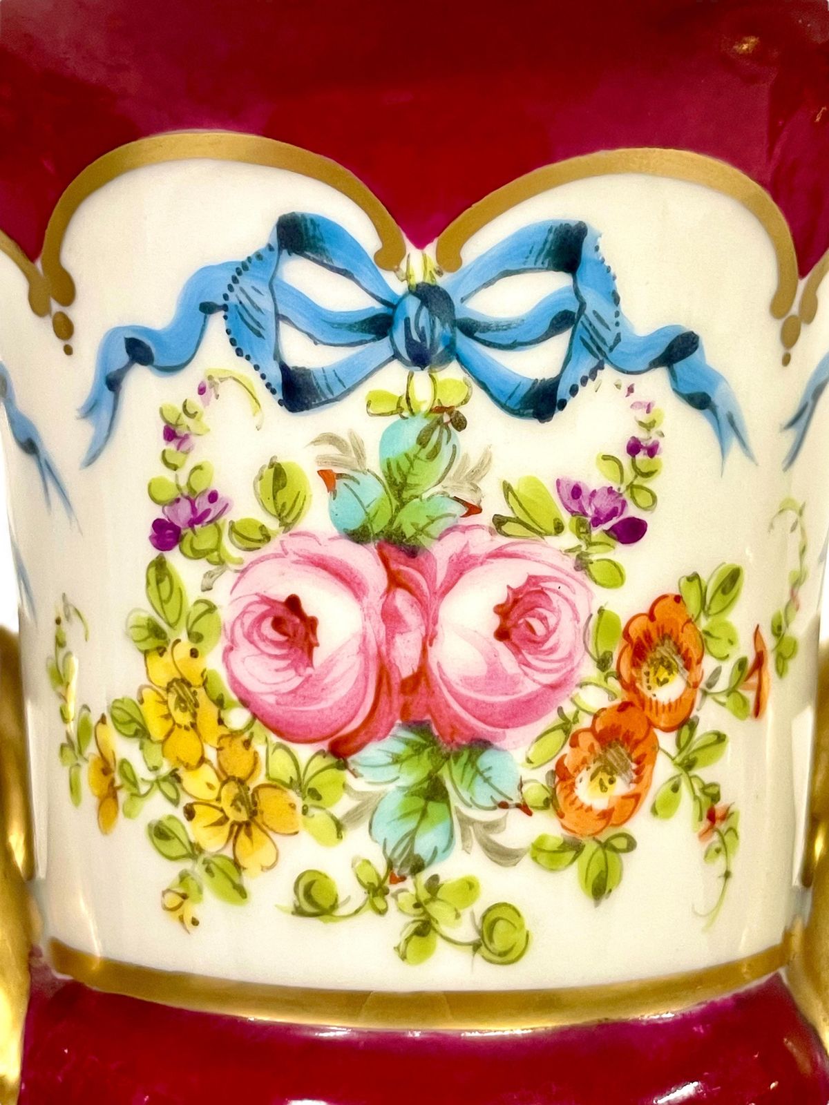 Pair Of Louis XVI Vases, 19th Century photo vintage