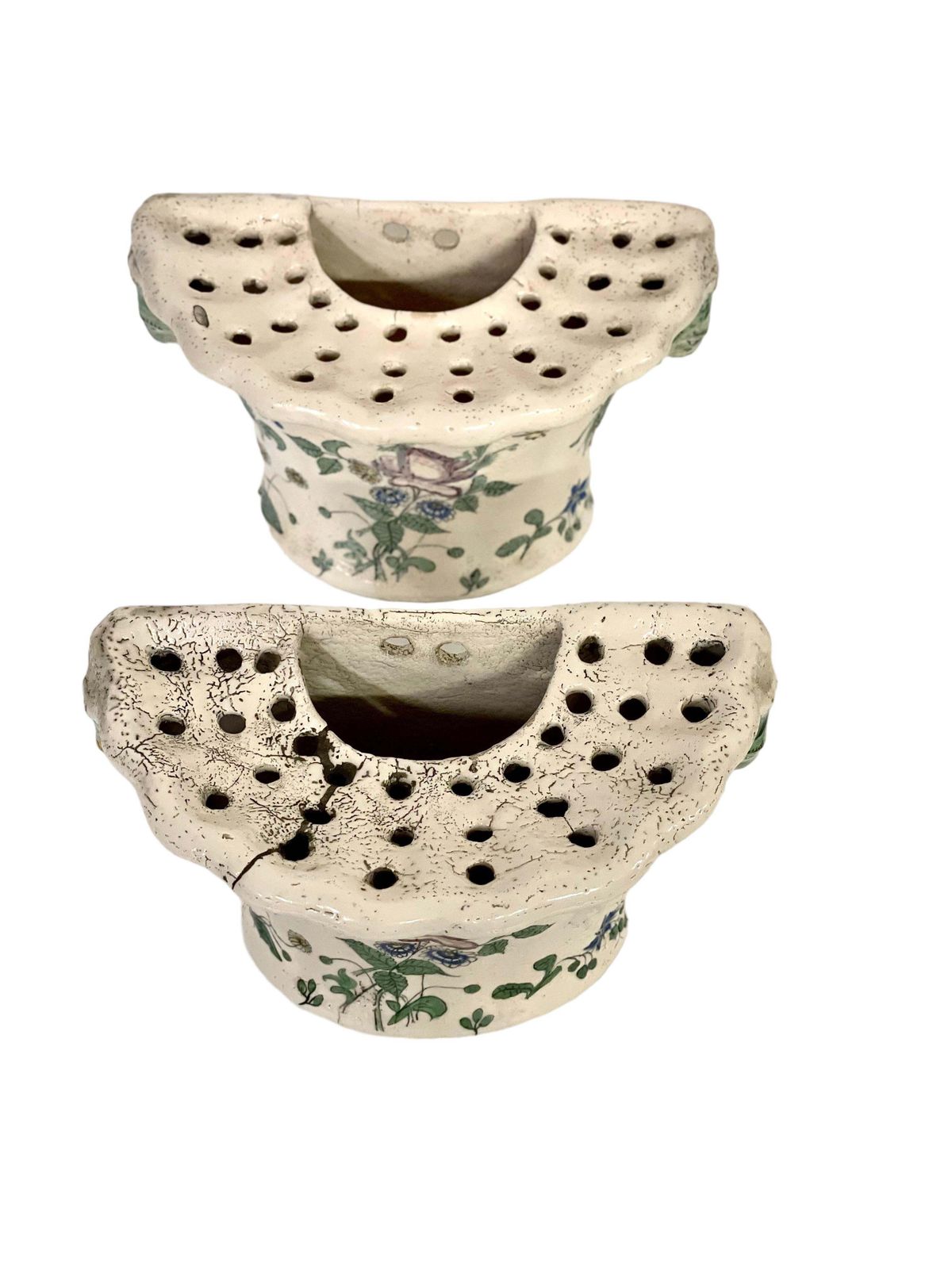Pair Of 18th Century Terracotta 'Bouquetières', Or Flower Vases photo furniture