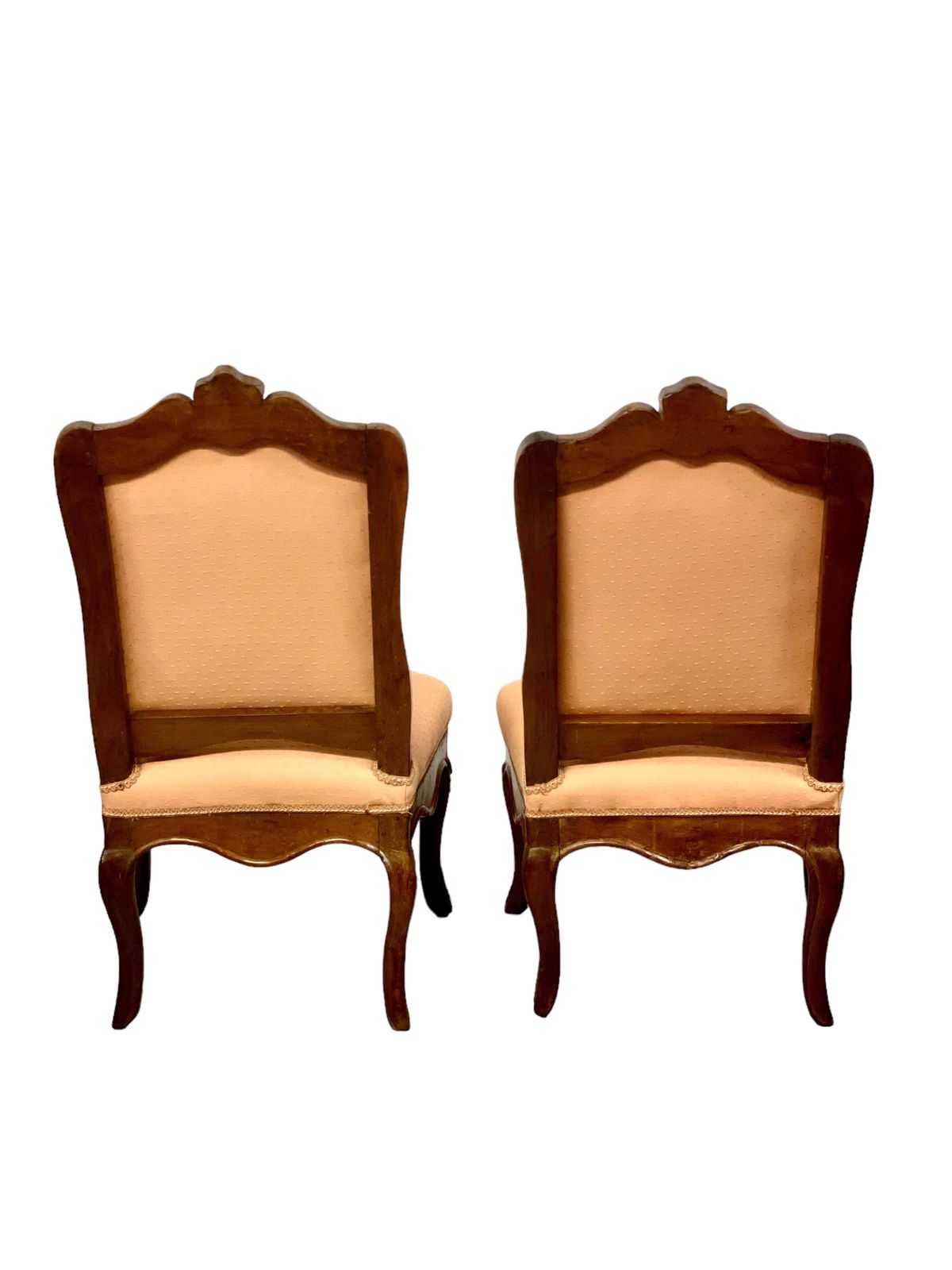 1720s French Regence Pair Of Beech Slipper Chairs photo furniture