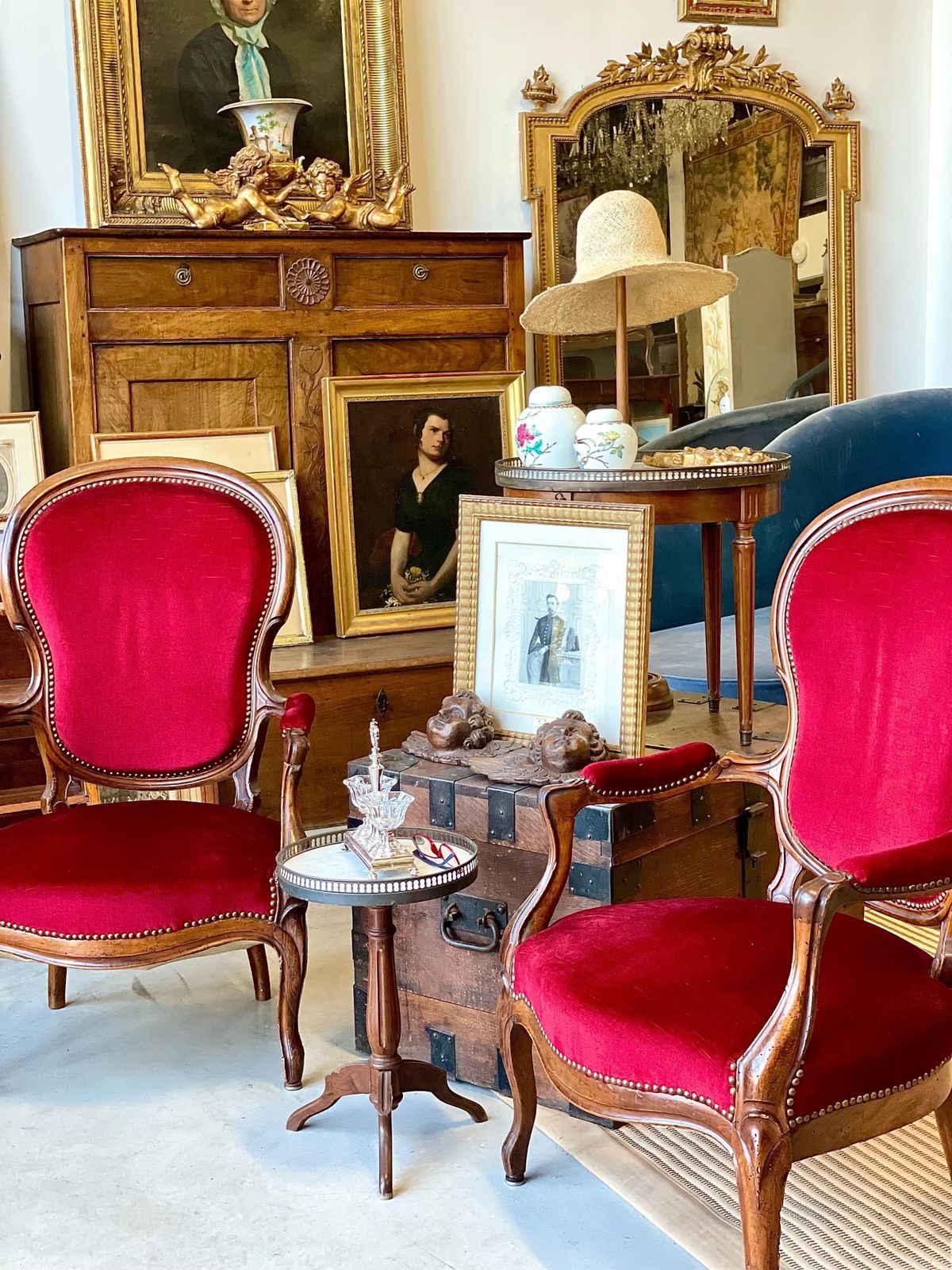 19th Century Pair Of Louis Philippe Period Walnut Armchairs photo furniture
