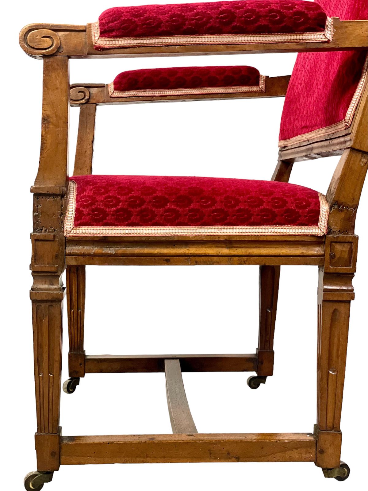 18th Century Louis XVI Walnut Armchair Attributed To Jean Nicolas Blanchard photo buy