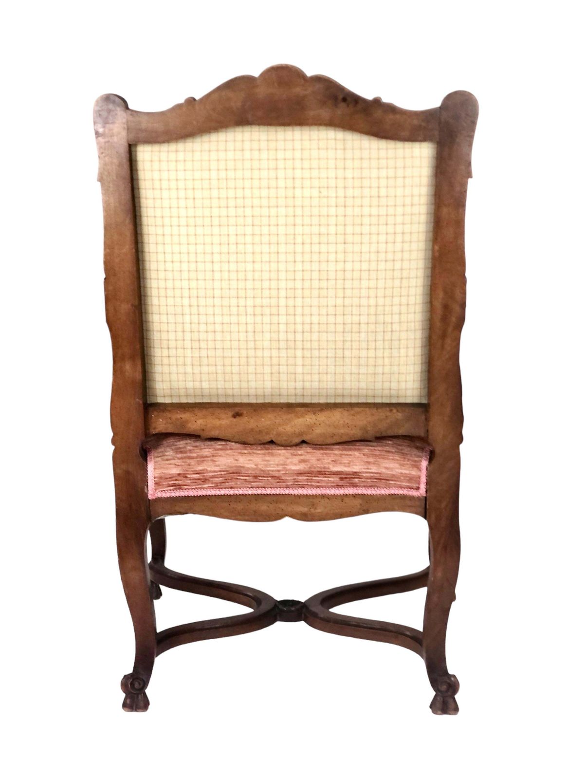 19th Century Pair Of Walnut Regency Chairs Called “Fauteuils à La Reine” photo vinterior