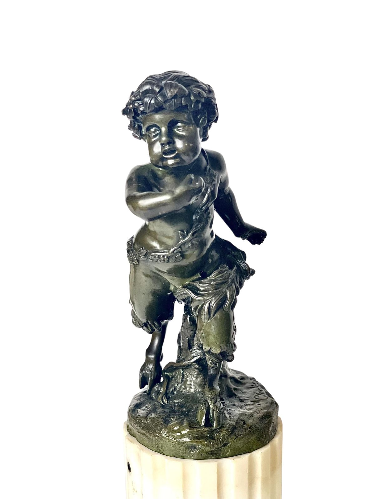 Pair Of Bronze Figurines After Michel Clodion photo buy