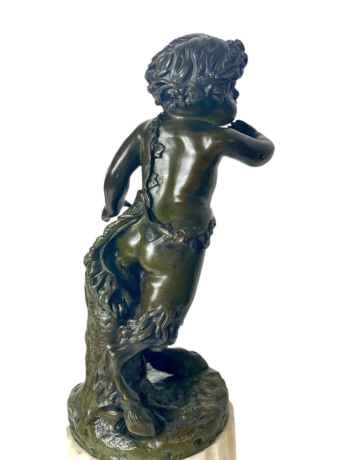 Pair Of Bronze Figurines After Michel Clodion photo vintage