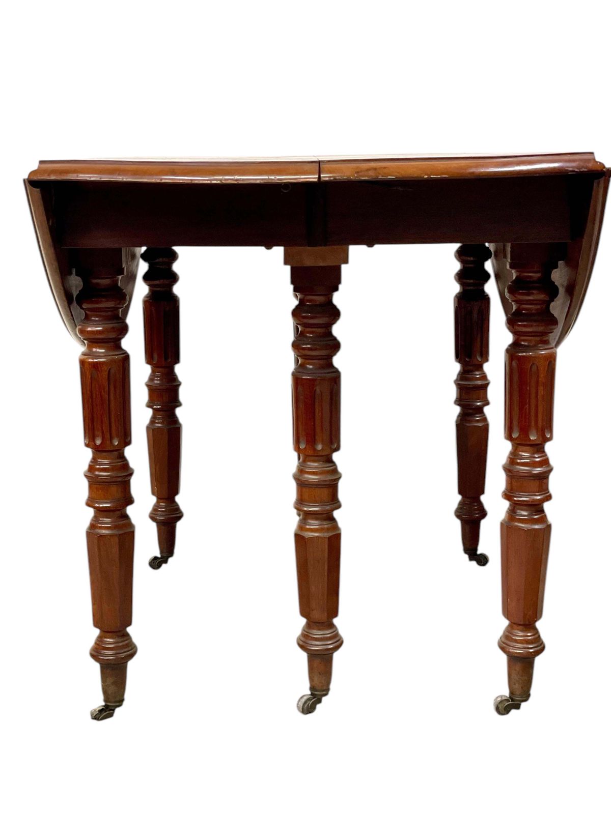 Furniture 19th Century Oval Dining Table photo