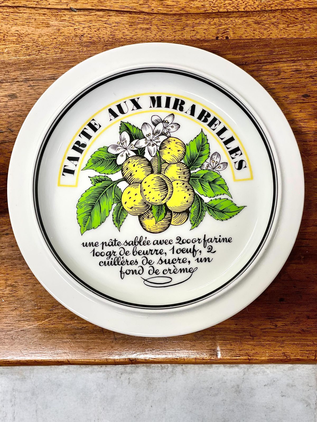 Set Of Six Dessert Plates By Porcelaine D’auteuil, Paris photo vinterior