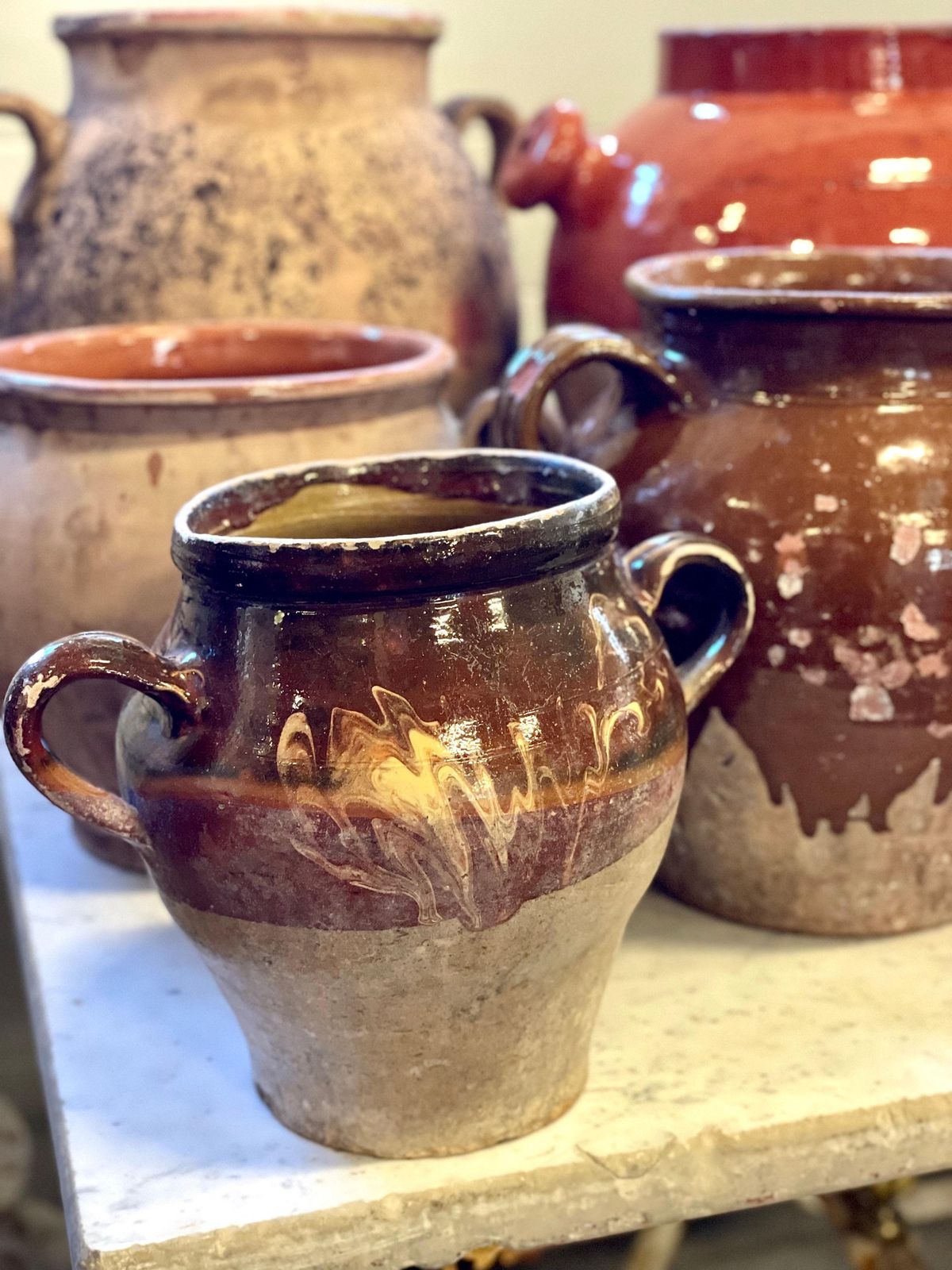 19th Century French Terracotta Confit Pot photo 371.0