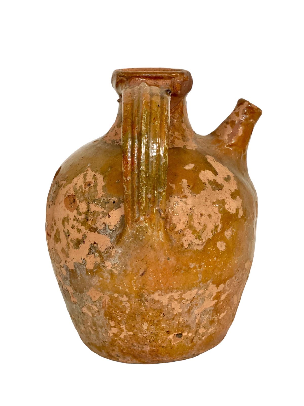 19th Century Olive Oil Jar From Provence photo Home Decor