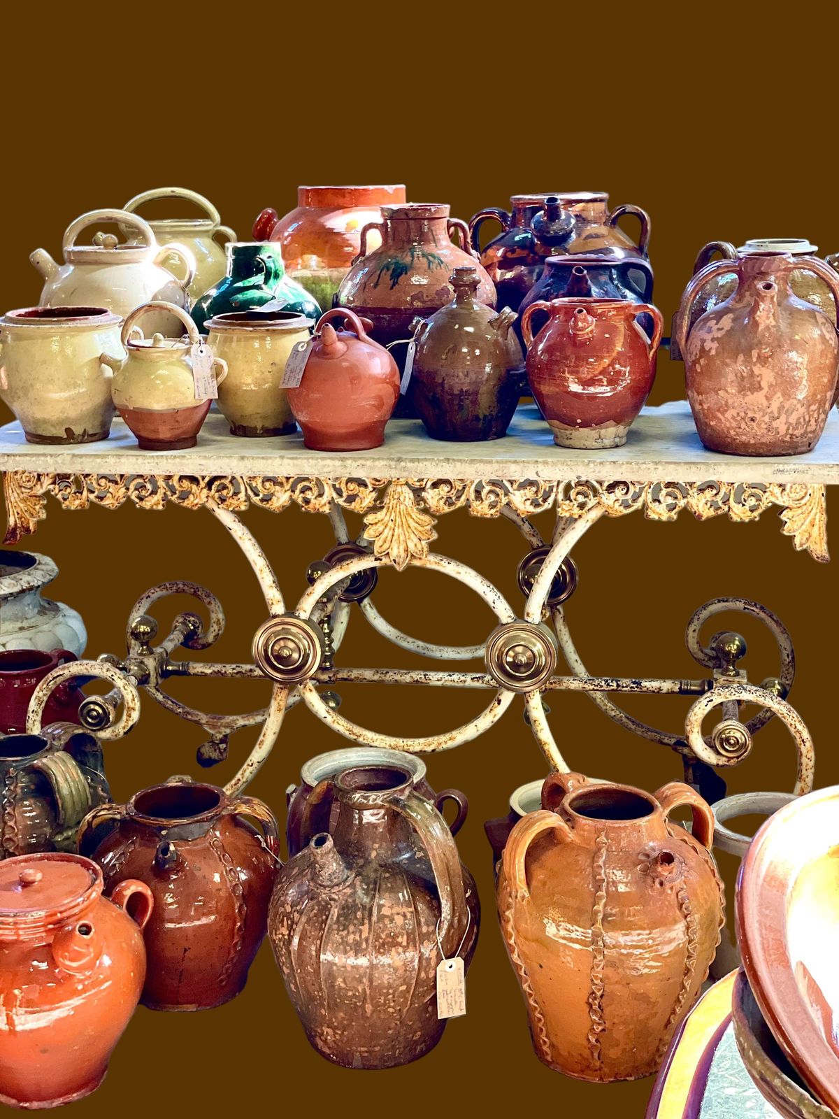 photo furniture 19th Century Olive Oil Jar From Provence