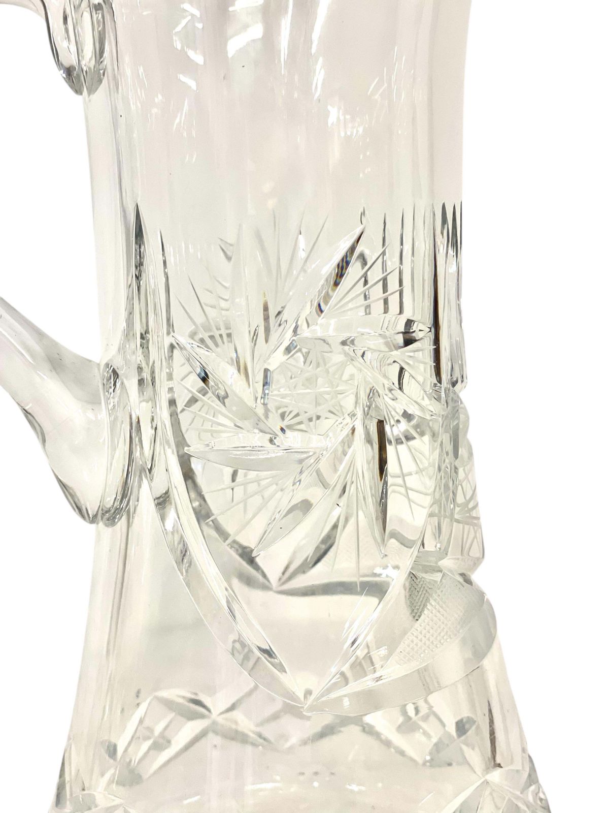 Pair Of  Crystal Carafes In The Saint Louis Style 20th Century photo buy