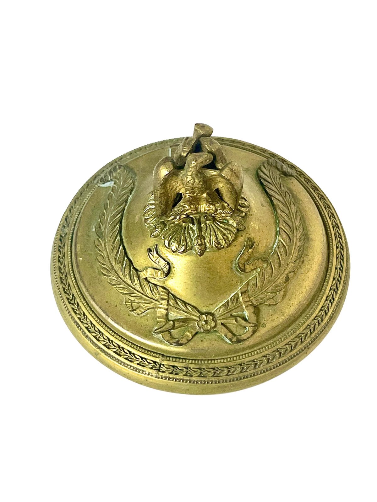 Empire Style Crystal And Brass 'Bonbonnière', Or Sweet Box photo vinterior