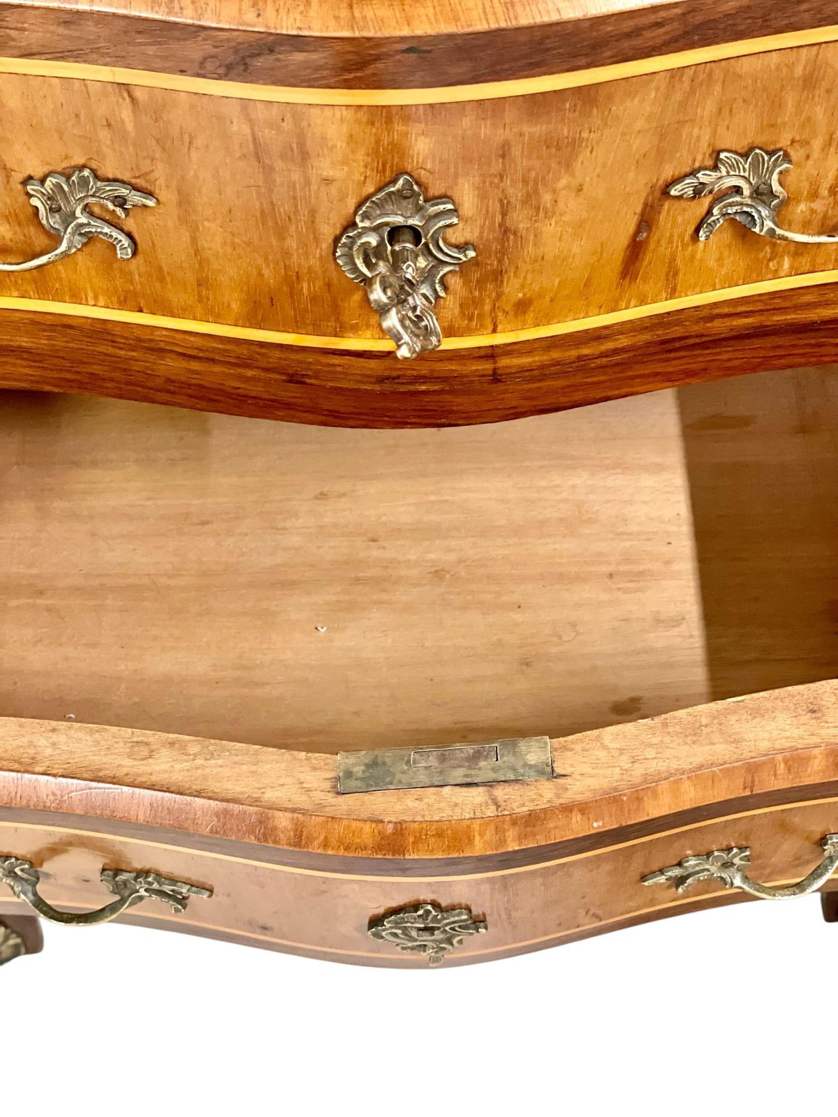photo furniture Louis XV Style Petite Marquetry Commode 19th Century