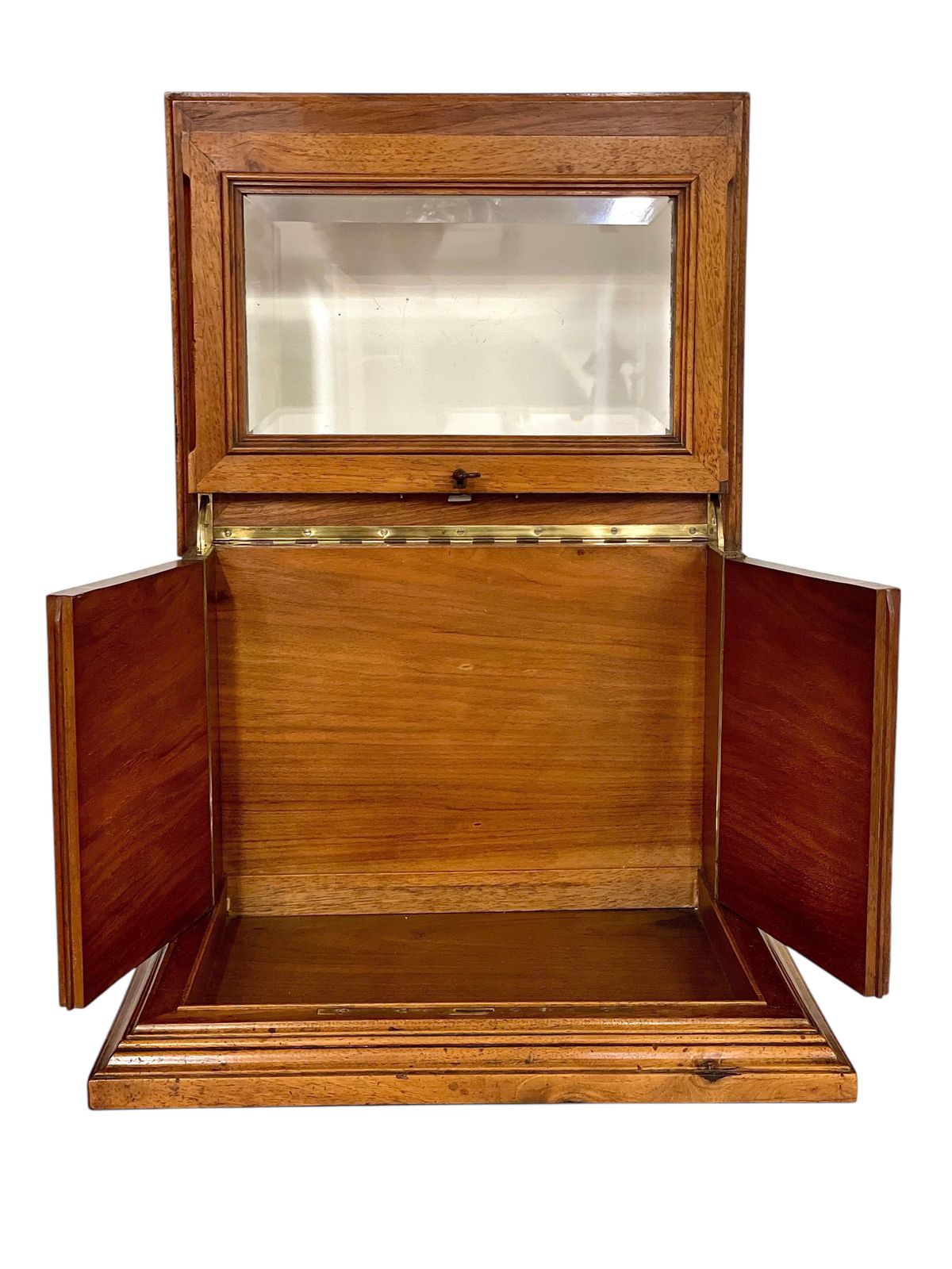 photo buy 19th Century Walnut And Glazed Liquor Cabinet Or Tantalus