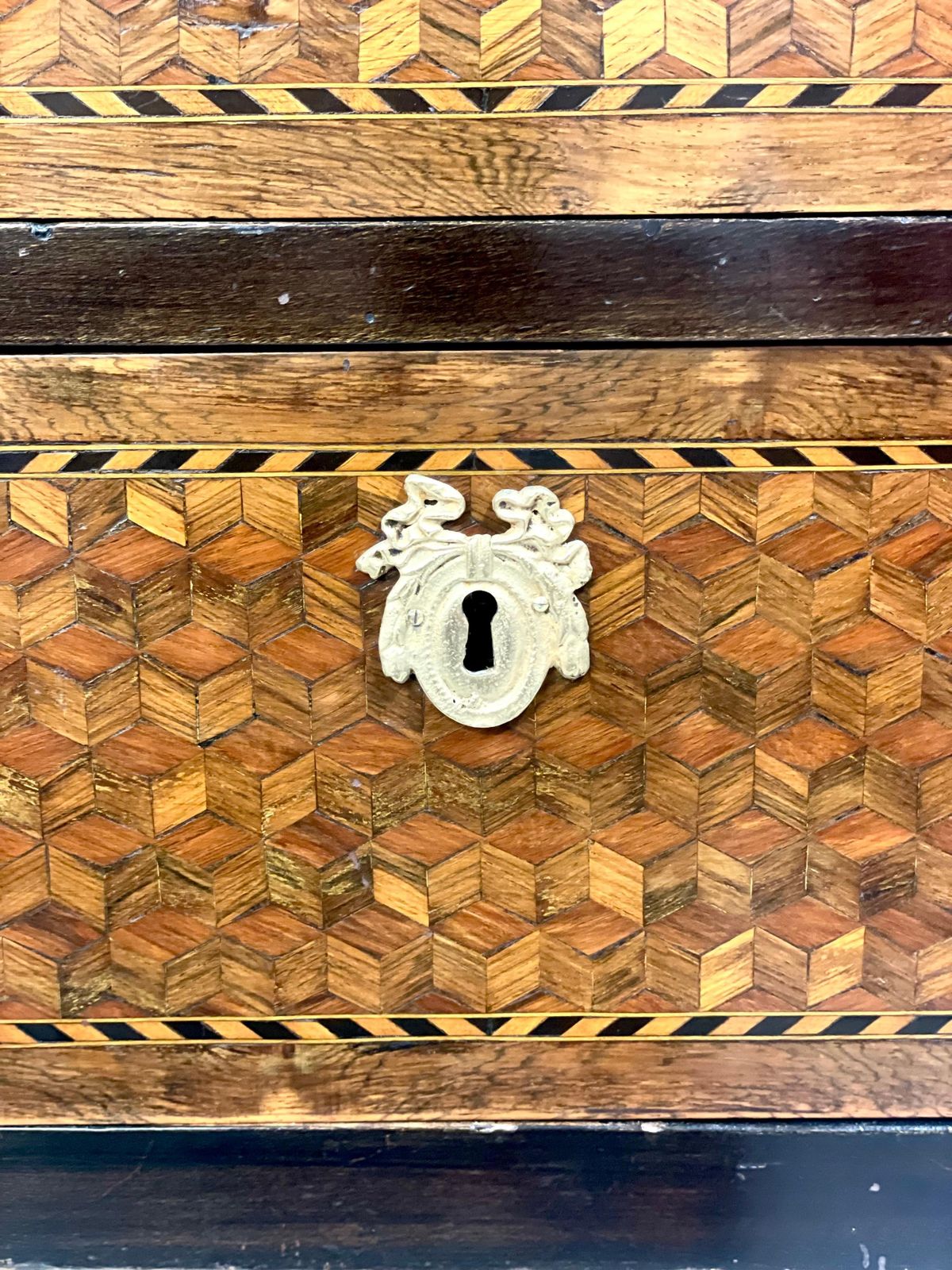 18th Century Louis XVI Period Marquetry Commode photo for sale