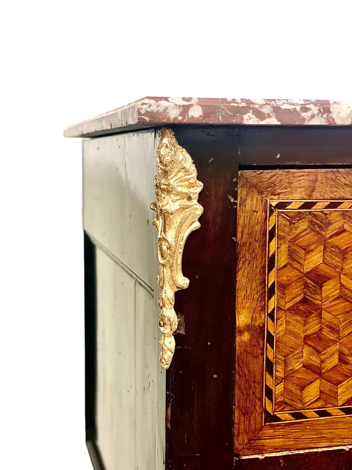 18th Century Louis XVI Period Marquetry Commode photo Furniture